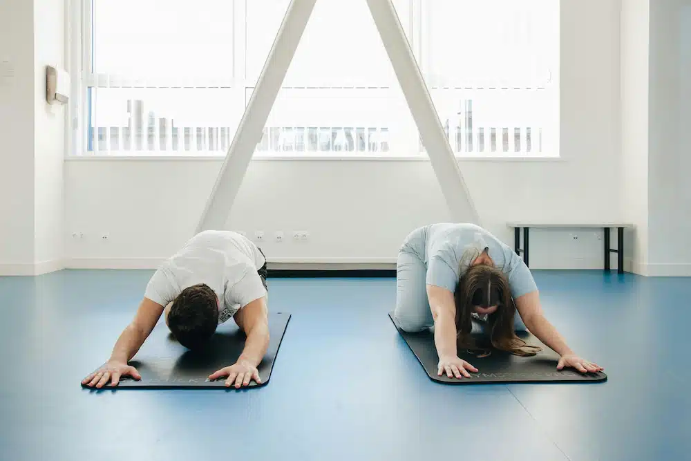 Physiotherapist doing Therapeutic Exercises